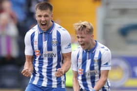 Kilmarnock's Brad Lyons (left) has been called up to the Northern Ireland senior squad for Euro 2024 qualifiers away to Slovenia and Kazakhstan. (Photo by Steve Welsh/PA Wire)