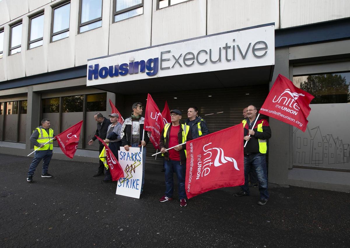 NIPSA and UNITE trades union members accept new pay offer from the Housing Executive after six months of strikes