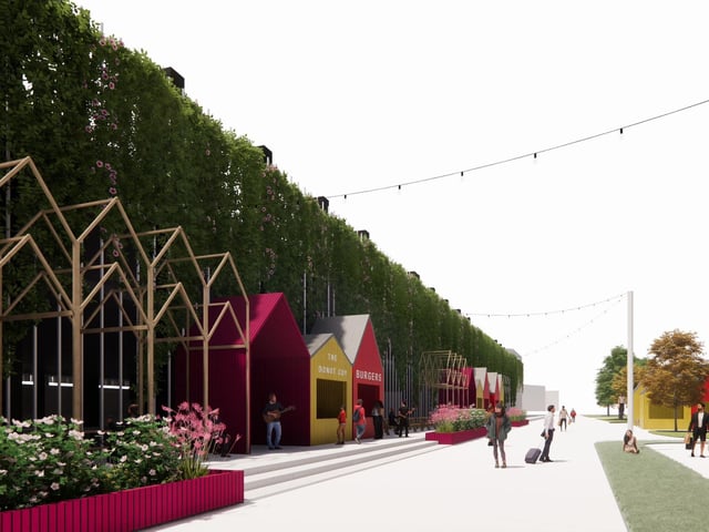 A major private investment proposal could breathe new life into Bangor’s city centre, as the long-vacant Flagship shopping centre stands poised for transformation into a City Park and Cultural Centre. Pictured is the Flagship market space for start ups