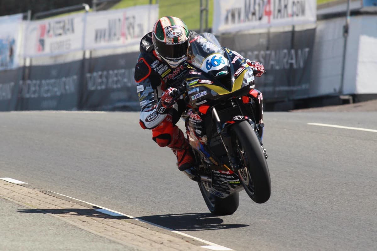 The Burton-on-Trent man will still race on Saturday at the North West 200