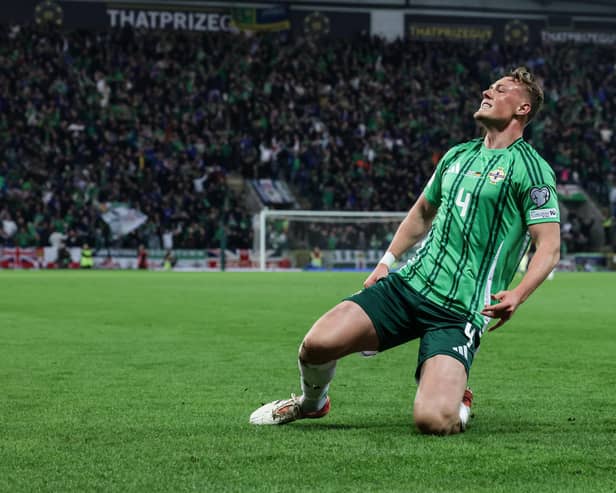 Northern Ireland’s Dan Ballard. (Photo by William Cherry/Presseye)