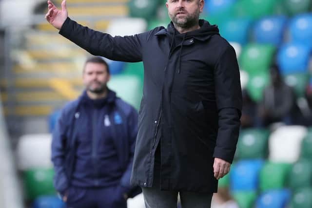 Bangor manager Lee Feeney. (Photo by David Maginnis/Pacemaker Press)