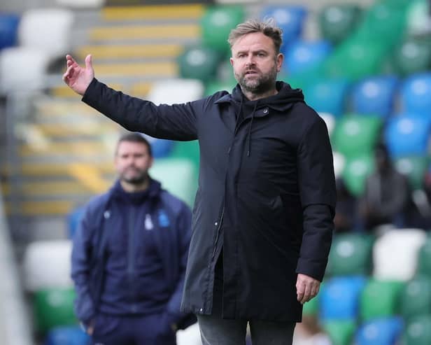 Bangor manager Lee Feeney. (Photo by David Maginnis/Pacemaker Press)