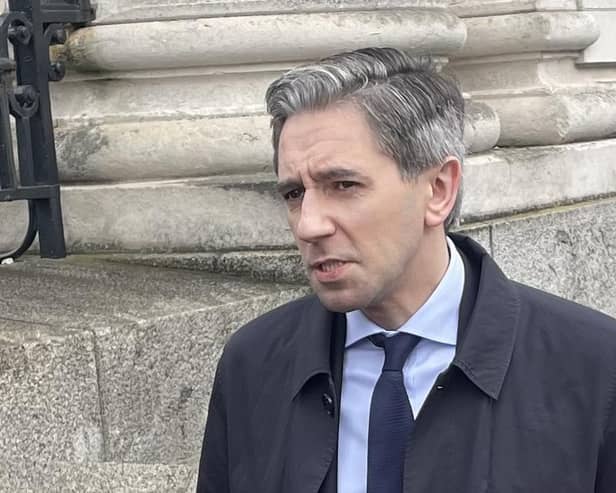 Irish premier Simon Harris says Garda will not be sent to the Northern Ireland border to prevent immigration. Photo: Grainne Ni Aodha/PA Wire