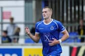 Sean McAllister opened the scoring for Dungannon Swifts on Saturday. (Photo by David Maginnis/Pacemaker Press)