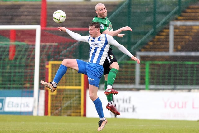 Glentoran defender Luke McCullough made three clearances, five interceptions and played a key role in keeping a clean sheet as Warren Feeney's side defeated Coleraine 6-0. McCullough was given a match rating of 7.8.
