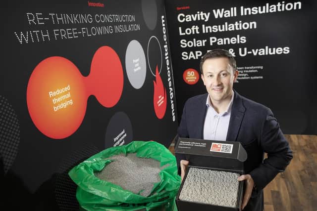 Northern Ireland insulation manufacturer and installer energystore has made a significant commitment to reduce its environmental impact, announcing that the company will produce zero emissions by 2028. Pictured is Connor McCandless, group sales and innovation director of energystore