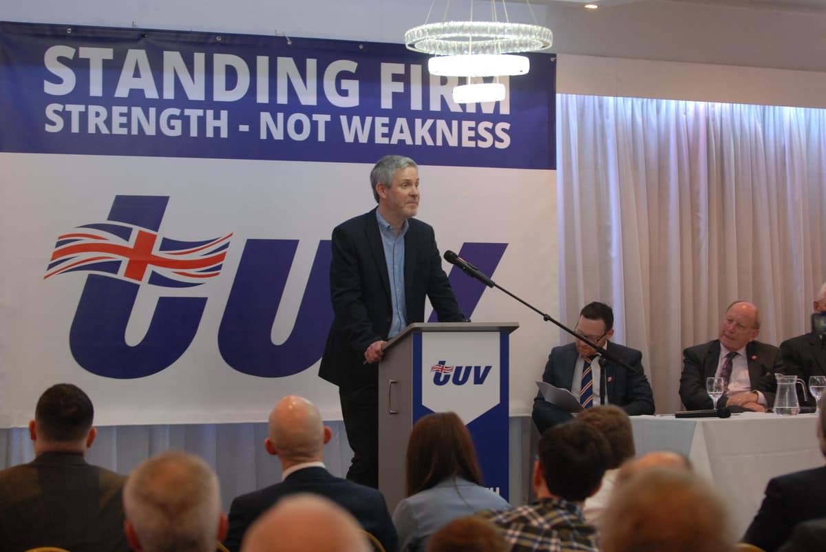 TUV conference: Rishi Sunak's deal tried to bamboozle unionists, Owen Polley tells event