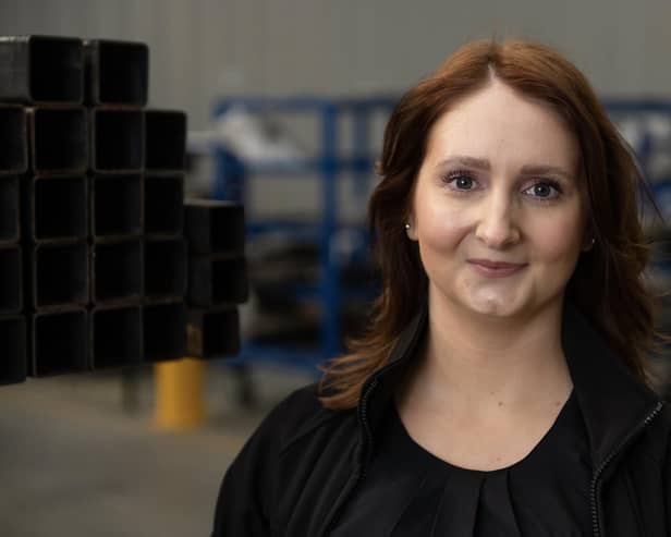 Charlotte Artt from Hutchinson Engineering in Kilrea was speaking on International Women in Engineering Day as it was revealed females make up just 16.5% of the industry’s workforce. Credit: Hutchinson Engineering