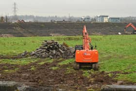 Major ground work is underway at Casement Park in west Belfast. Photo: Arthur Allison/Pacemaker Press