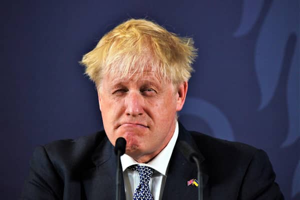 Boris Johnson in 2022