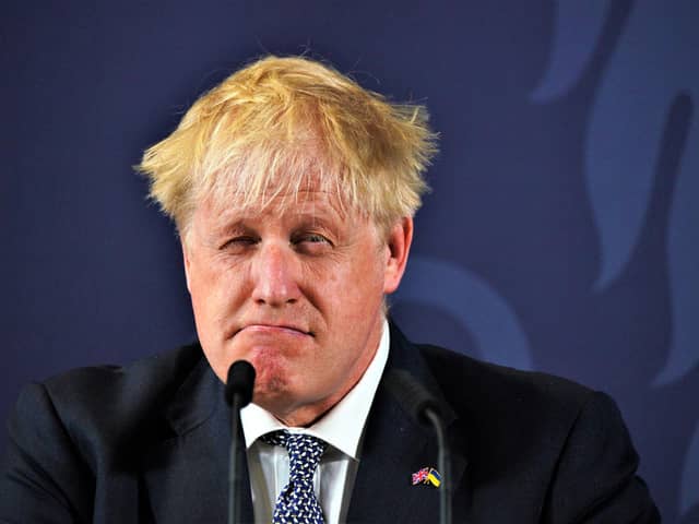 Boris Johnson in 2022