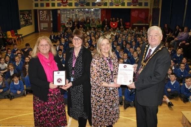 Coleraine school honoured with award for its nurturing work