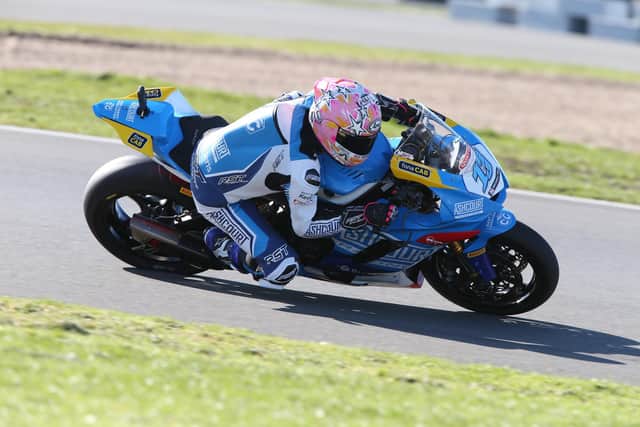 Lee Johnston won both British Supersport races at Silverstone on the Ashcourt Racing Yamaha to take the title lead after the first round of the championship.