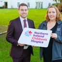 Eddie McKeever, managing director of McKeever Hotel Group and Amanda Connolly of NI Children's Hospice