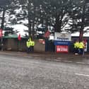 Workers at Kingspan in Portadown are taking part in strike action over pay.