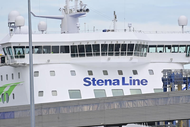 The vessel was docked at the Belfast Terminal at the time in preparation of its 11.30am sailing.