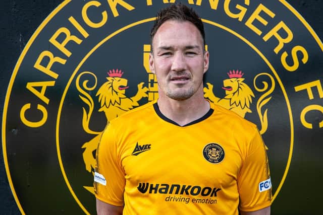 Carrick Rangers have moved quickly to sign Albert Watson following his release by Larne. Image: Carrick Rangers