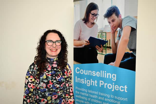 Winner of the Voice UK Andrea Begley supported the launch of the Counselling Insight Project sharing her own experiences on why this specialist training is so necessary