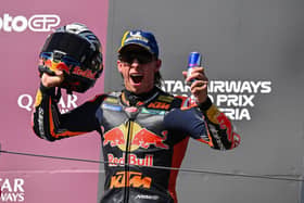Pedro Acosta claims maiden MotoGP win in Austria. (Photo by Michelin)