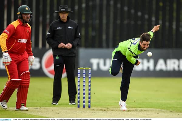 Tyrone Kane will take part in his first senior tour for Ireland to Zimbabwe. Picture: Oliver McVeigh/Sportsfile