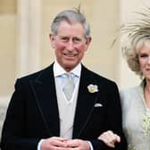 Charles and Camilla on their wedding day on April 9, 2005. The Prince of Wales and the Duchess of Cornwall will become King and Queen Consort on May 6, 2023 with celebrations expected right across the UK