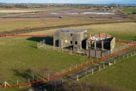 Plans have been filed that could see this former RAF control tower become a two-bed holiday let. Photo: Carolyn Edgar Homes