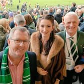 Sir Jeffrey Donaldson and Emma Little Pengelly at Ireland rugby match. Emma Little Pengelly social media