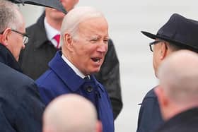 Joe Biden, pictured during his visit to the island of Ireland