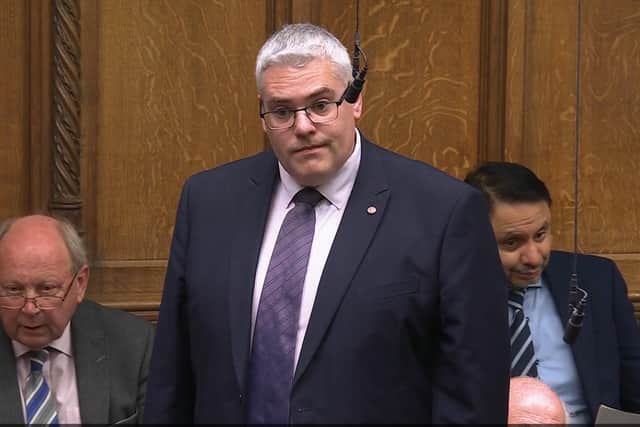 DUP leader Gavin Robinson.