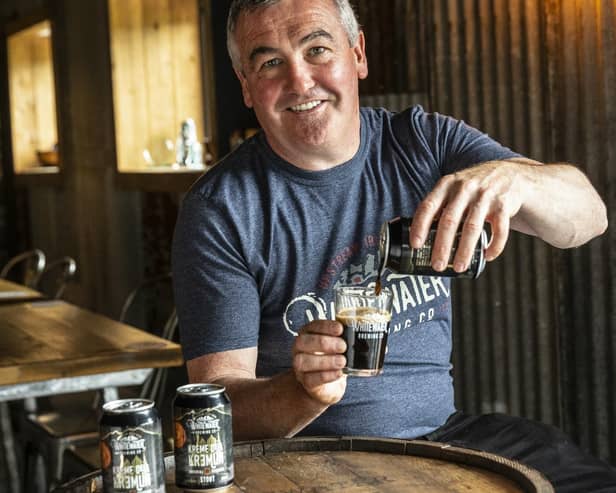 Bernard Sloan, owner of Whitewater Brewery in Castlewellan