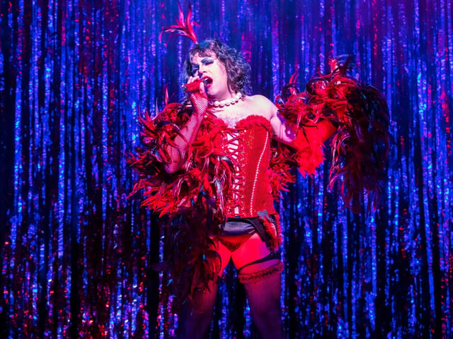 Adam Strong stars as Frank 'n' Furter in Rocky Horror Show