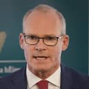 Foreign Affairs Minister Simon Coveney speaks to the media at the Irish Government Secretariat in Belfast after meeting Chris Heaton-Harris​​​​​​​​​​​​​​​​​​​​​​​​​​​​​​​​​​​