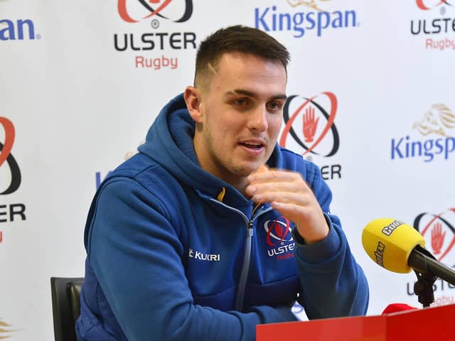Ulster's James Hume. (Photo by Arthur Allison/Pacemaker Press)