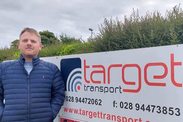 Mark Tait, director of Target Transport in Randalstown, welcomed the House of Lords report which highlighted significant problems for haulage companies which the Windsor Framework failed to resolve.