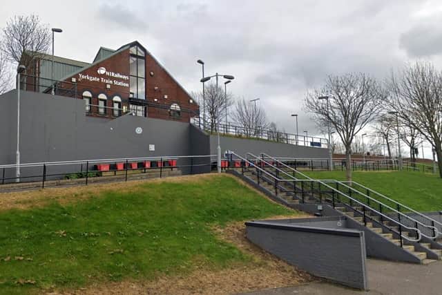 The old Yorkgate (now York Street) station in north Belfast, 2019