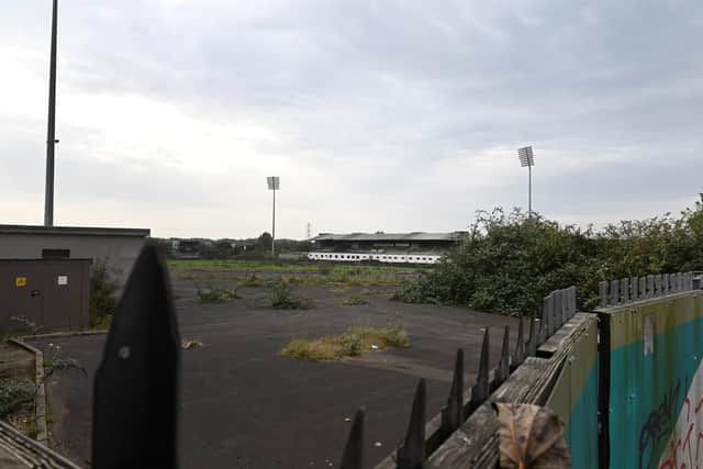 Casement Park in west Belfast is one of 10 scheduled venues for the Euro 2028 championships  Pic: Charles McQuillan/Getty Images