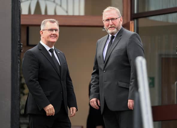Doug Beattie and Sir Jeffrey Donaldson must settle all differences. If the unionist parties do not join together we face being overrun by Sinn Fein. Picture by Jonathan Porter/PressEye