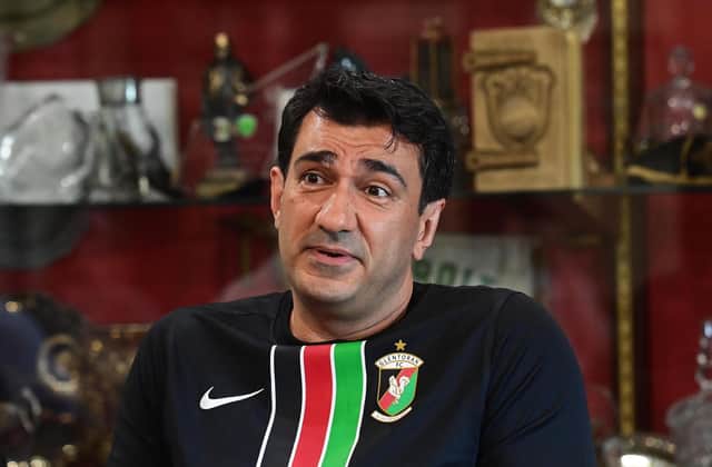 Glentoran owner Ali Pour at The Oval in June 2023. (Photo by Colm Lenaghan/Pacemaker)