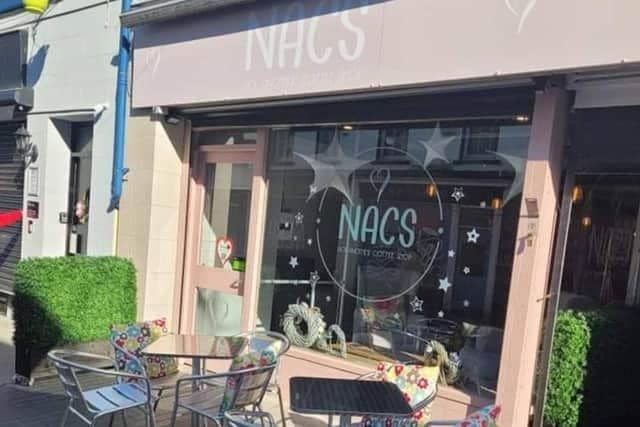 NACS (Not Another Coffee Shop) on West Street, Carrickfergus. Photo: NACS