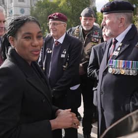 Kemi Badenoch meets veterans in London, as the government’s Troubles Bill enters the report stage