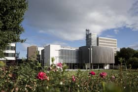 Ulster University has completed the acquisition of prime real estate in both Belfast and Londonderry, and is investing in the student experience in Coleraine, reflecting the university’s continued commitment to its regional footprint and vibrant campus life. Pictured is Teaching Block, Ulster University Coleraine
