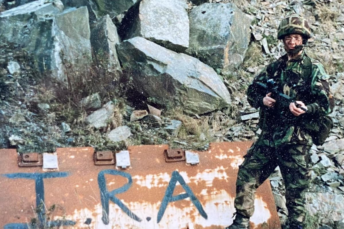 Ira Robs Royal Green Jackets veteran Rob Hughes, 55, from Swansea, returns to ...