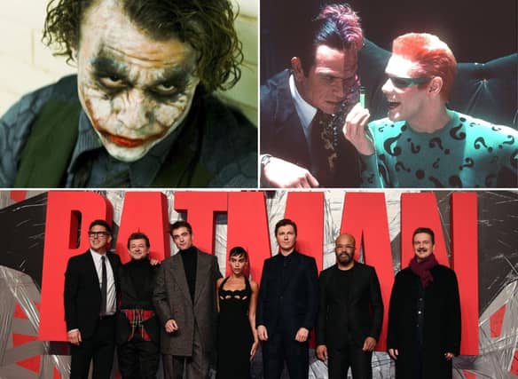 Which Batman movie do you rate the highest? Photo credit: Left Contributed/Right and bottom: Getty Images