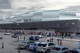 A computer generated image of how the redeveloped Casement Park will look. The momentum behind controversial plans to invest £100m in the west Belfast GAA stadium for Euro 2028 has come from failed republican efforts to open a 'peace centre' at the Maze, the TUV has claimed.
Image: Ulster GAA