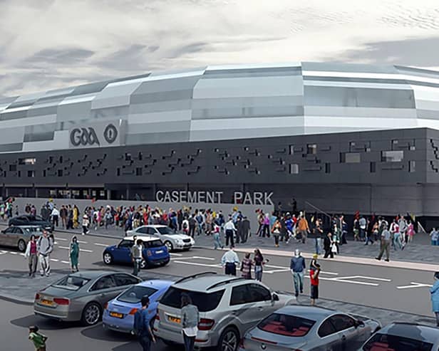 A computer generated image of how the redeveloped Casement Park will look. The momentum behind controversial plans to invest £100m in the west Belfast GAA stadium for Euro 2028 has come from failed republican efforts to open a 'peace centre' at the Maze, the TUV has claimed.
Image: Ulster GAA