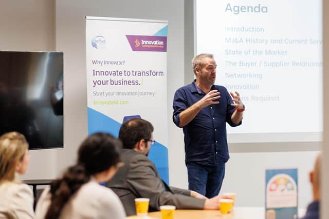 Food company specialist Mervyn Jones says that there will be increasing opportunities in the sector for local products that are innovative. He spoke to new and growing food manufacturers at an event organised by Innovation Factory and Belfast Met
