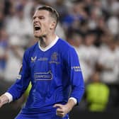 Northern Ireland's Steven Davis on show for Rangers in 2022. (Photo by Jorge Guerrero/AFP via Getty Images)