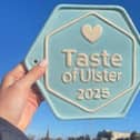 Taste of Ulster plaque – signposting quality food and a commitment to local sourcing.