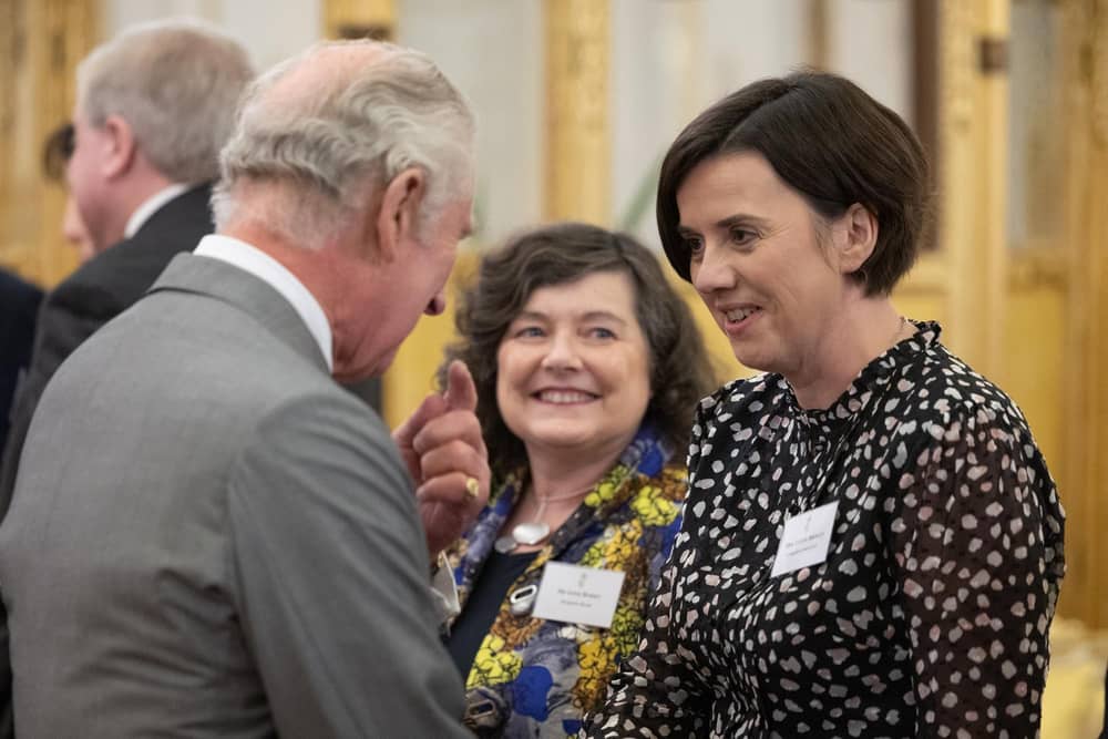 Louise Brogan met with King Charles